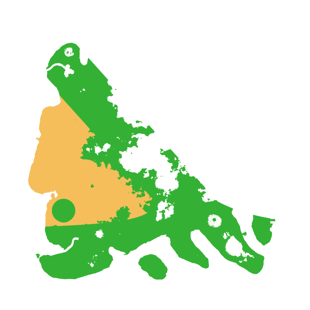 Biome Rust Map: Procedural Map, Size: 3500, Seed: 5000