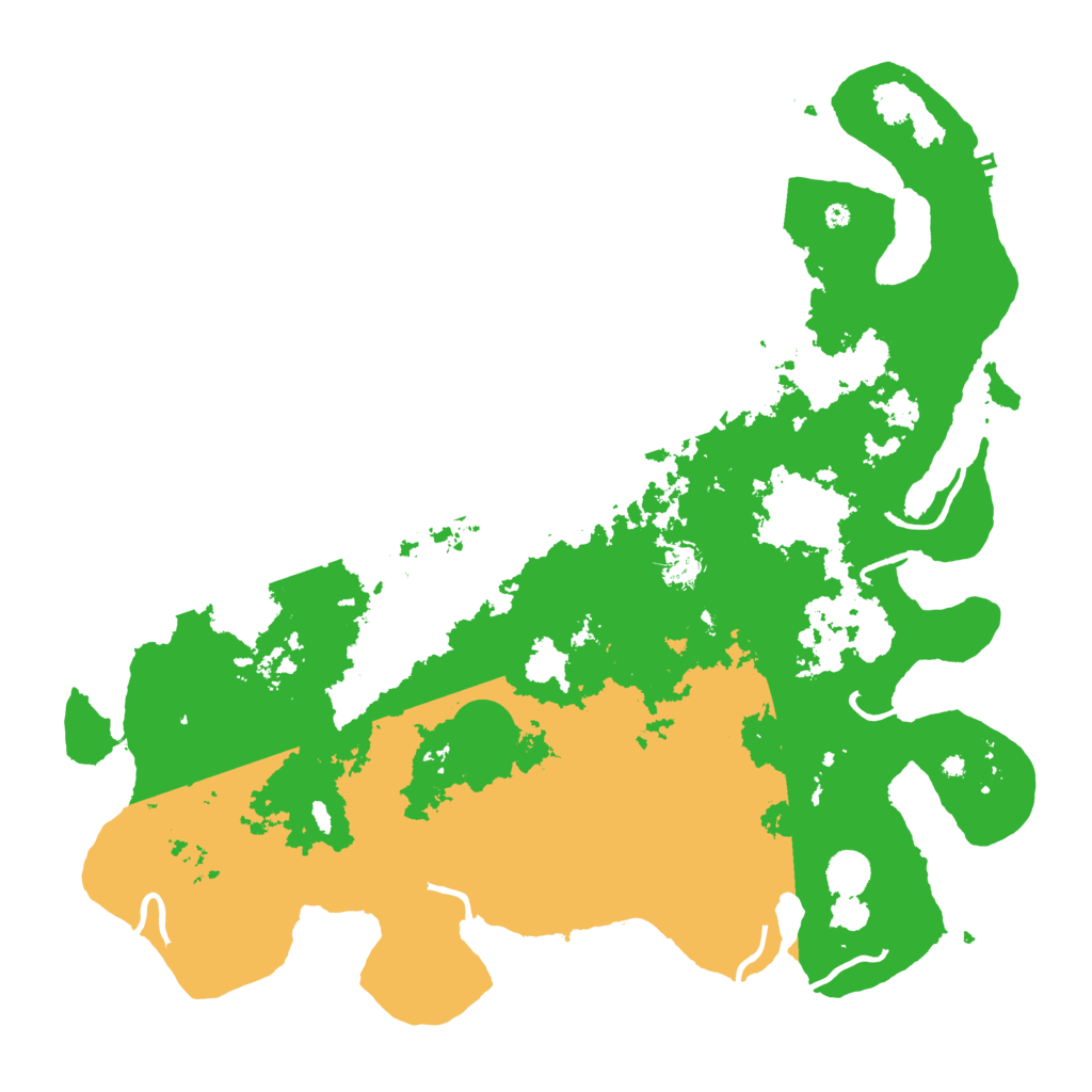 Biome Rust Map: Procedural Map, Size: 4500, Seed: 5698973