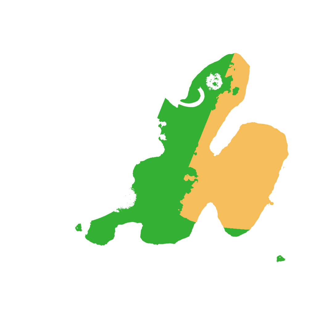 Biome Rust Map: Procedural Map, Size: 2000, Seed: 1740