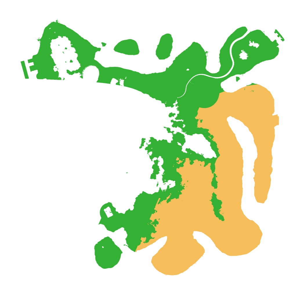 Biome Rust Map: Procedural Map, Size: 3250, Seed: 4390671