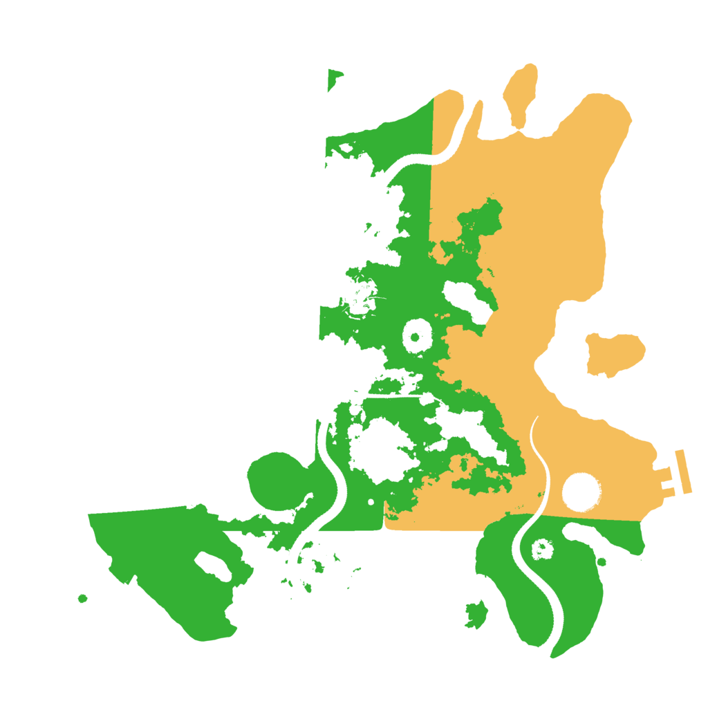 Biome Rust Map: Procedural Map, Size: 3250, Seed: 5791611