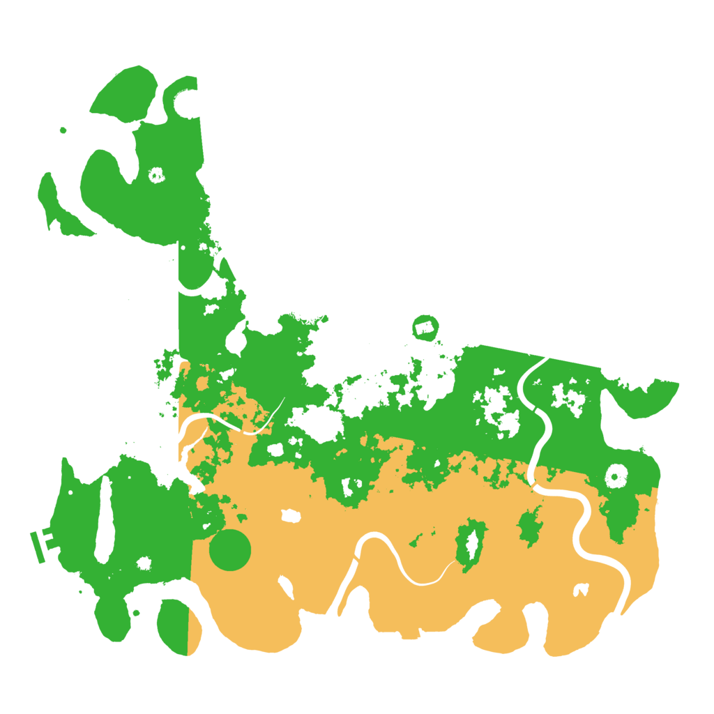 Biome Rust Map: Procedural Map, Size: 4500, Seed: 3411610