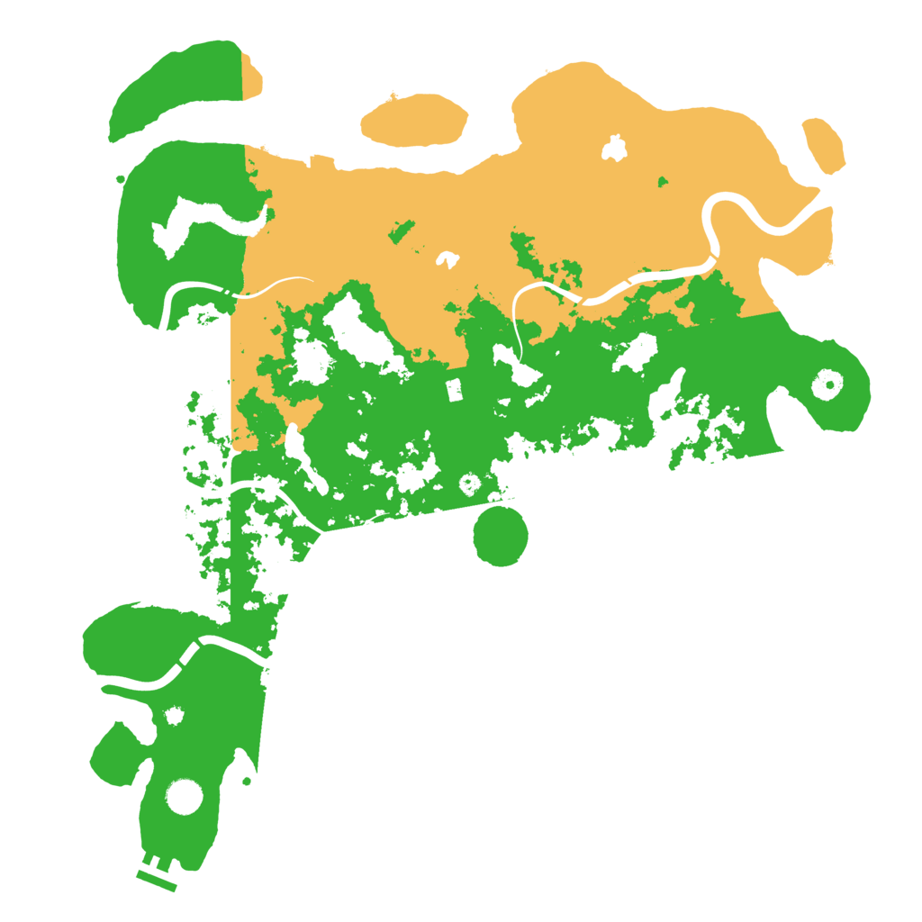 Biome Rust Map: Procedural Map, Size: 4500, Seed: 3154087