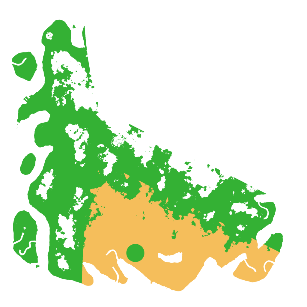 Biome Rust Map: Procedural Map, Size: 4500, Seed: 3391884