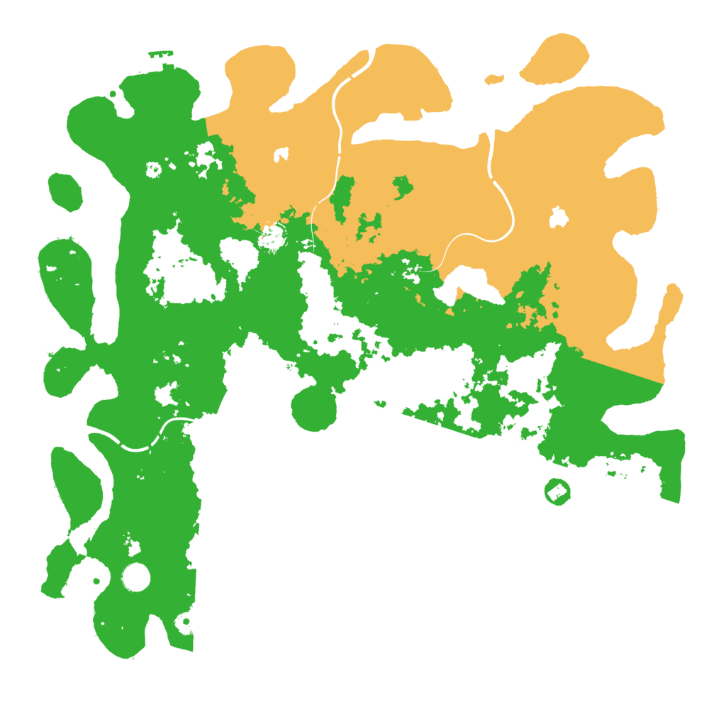 Biome Rust Map: Procedural Map, Size: 4500, Seed: 6235944