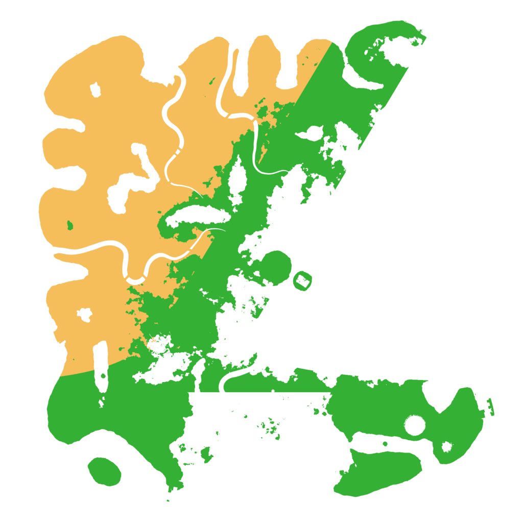 Biome Rust Map: Procedural Map, Size: 4500, Seed: 4207812