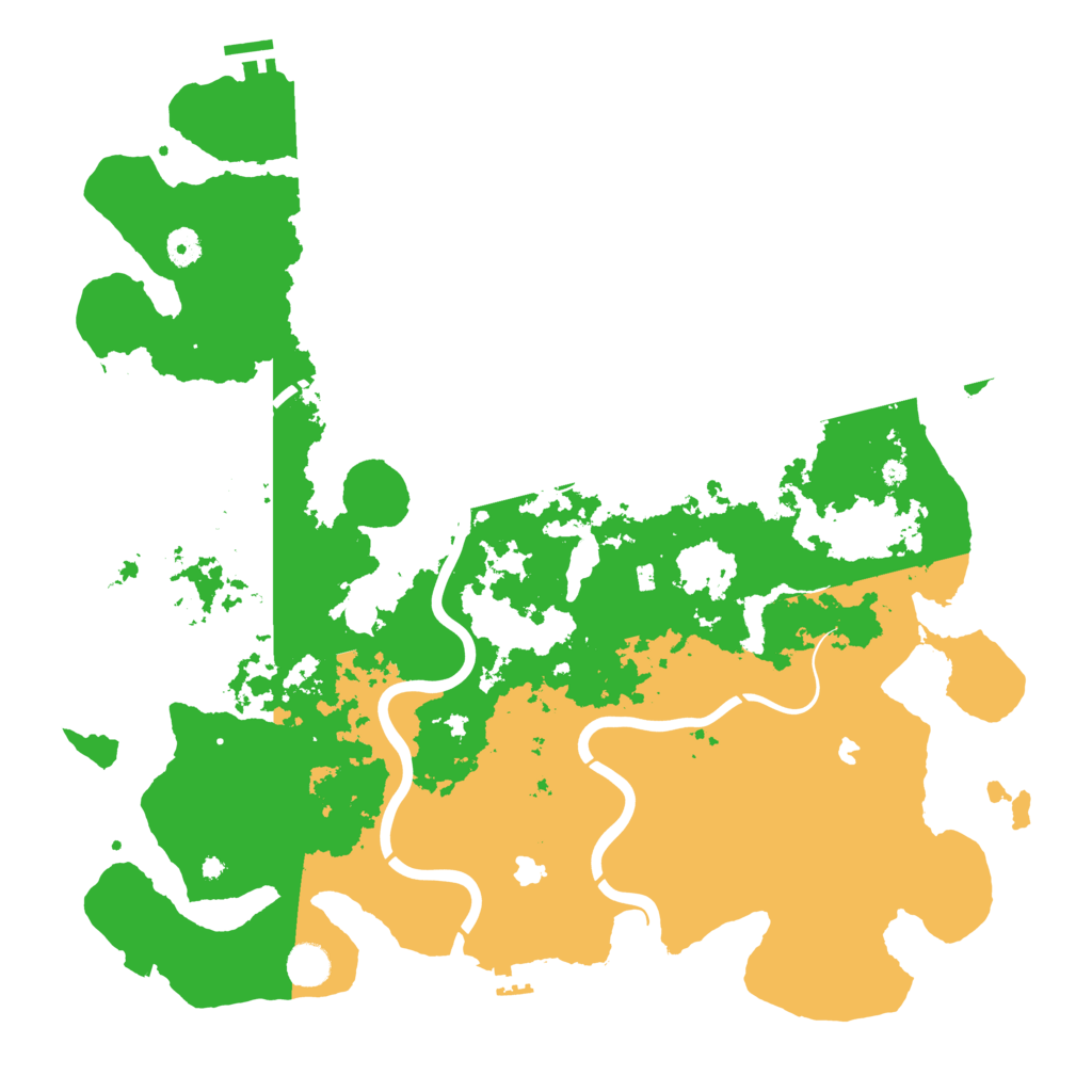 Biome Rust Map: Procedural Map, Size: 4500, Seed: 5337101