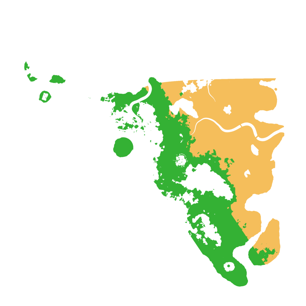 Biome Rust Map: Procedural Map, Size: 4500, Seed: 2984814