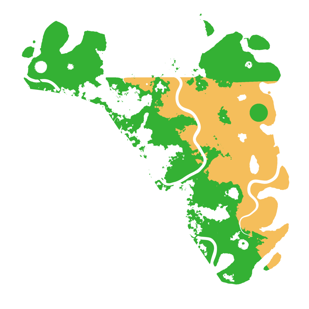 Biome Rust Map: Procedural Map, Size: 4500, Seed: 13826