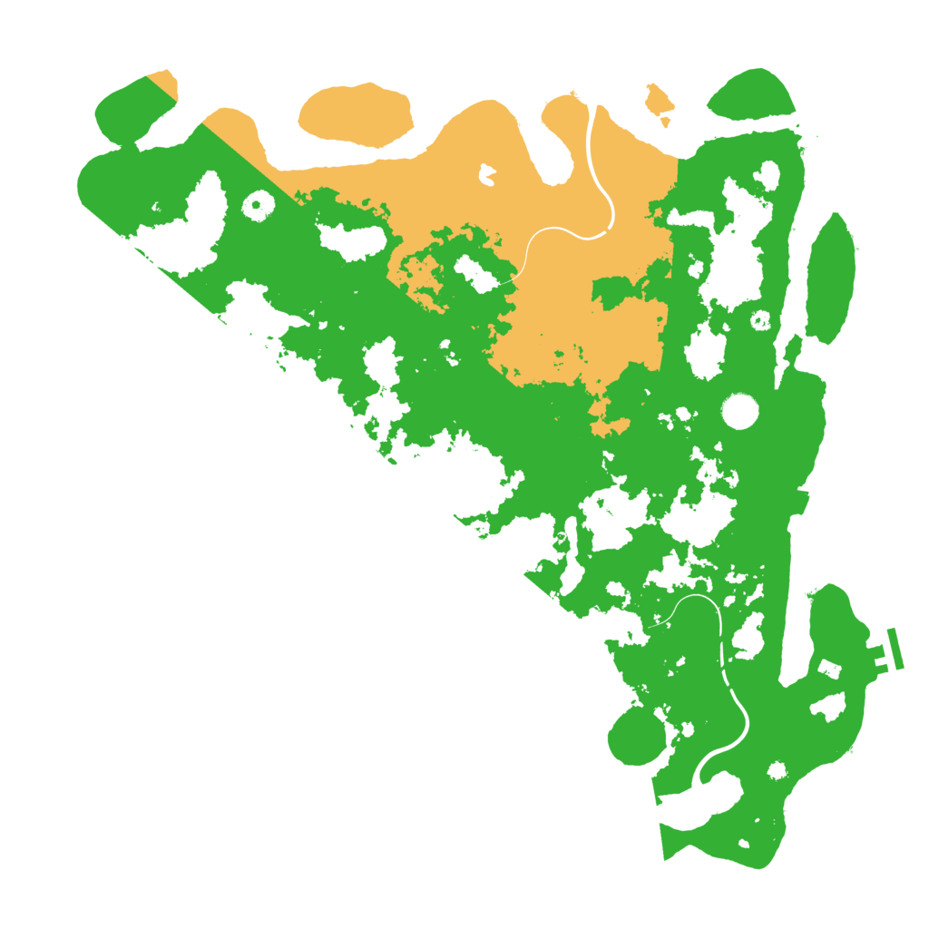 Biome Rust Map: Procedural Map, Size: 4500, Seed: 3757684