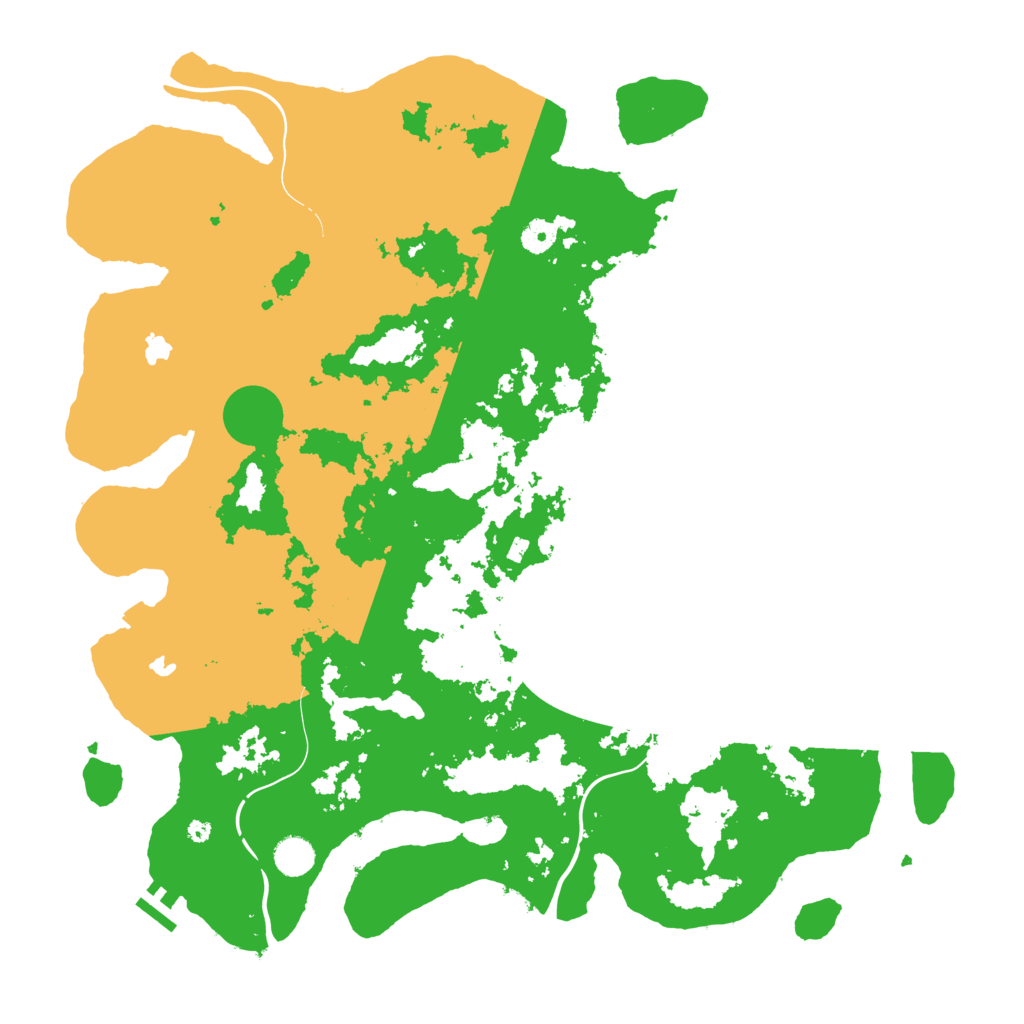 Biome Rust Map: Procedural Map, Size: 4500, Seed: 2322155