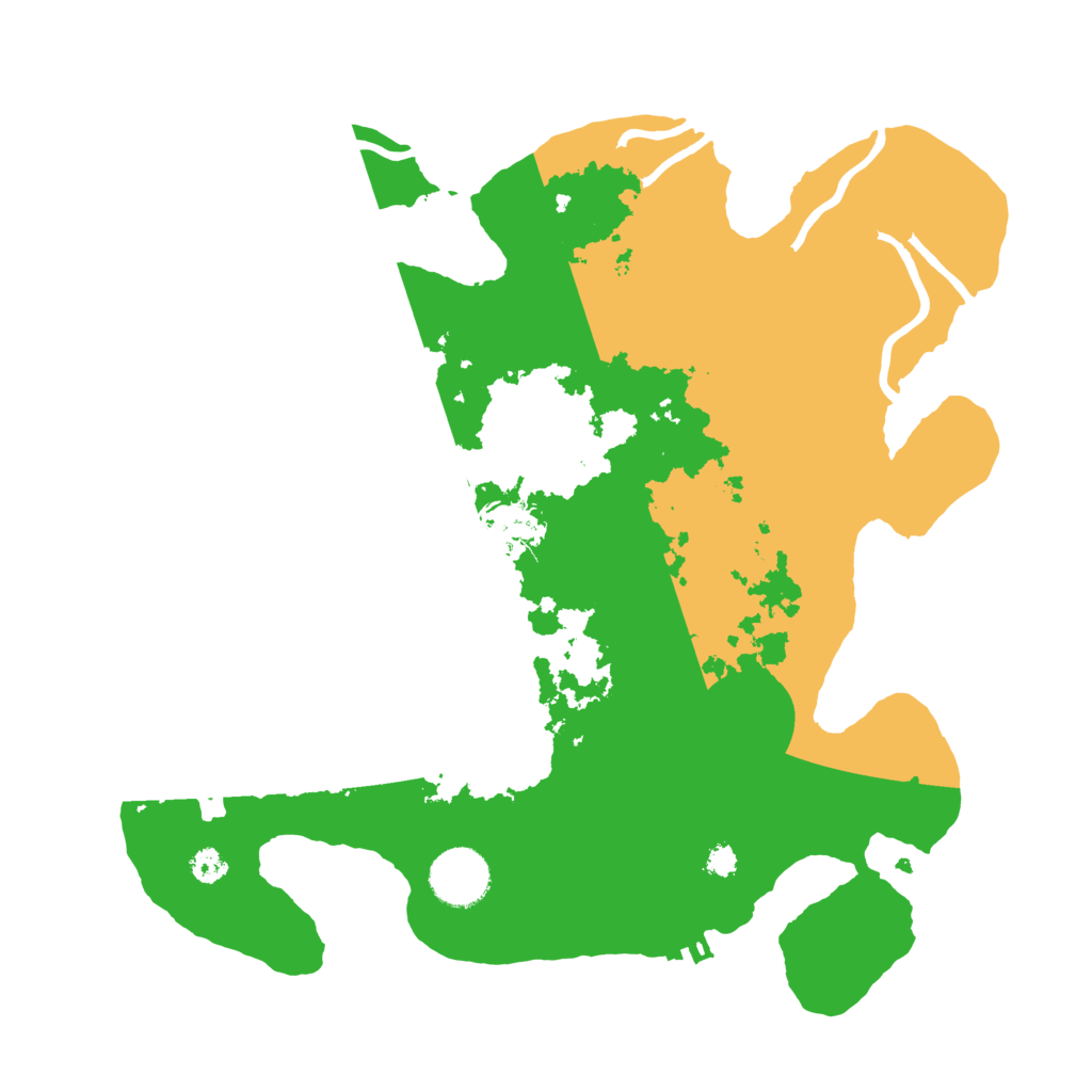 Biome Rust Map: Procedural Map, Size: 3250, Seed: 4809053