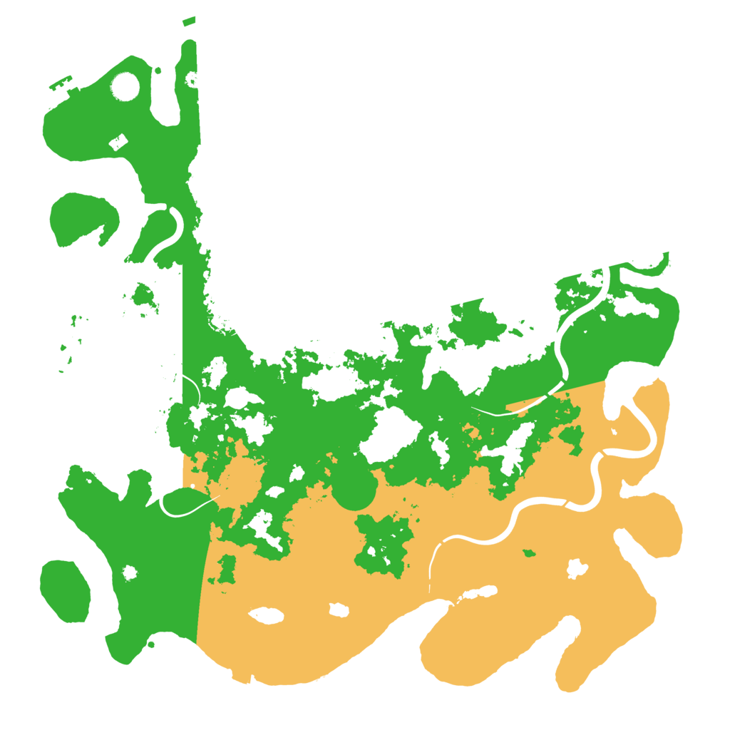 Biome Rust Map: Procedural Map, Size: 4500, Seed: 1121831