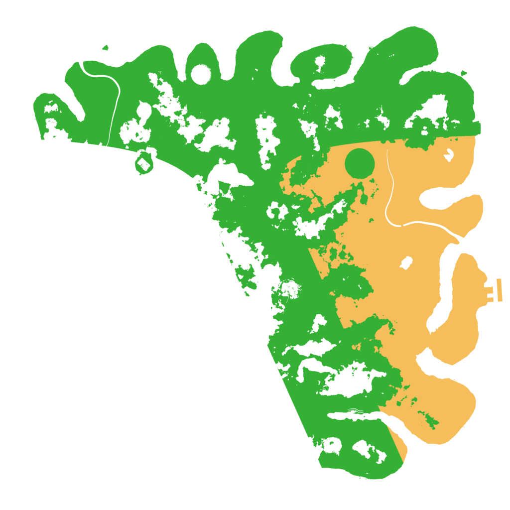 Biome Rust Map: Procedural Map, Size: 4500, Seed: 4071034