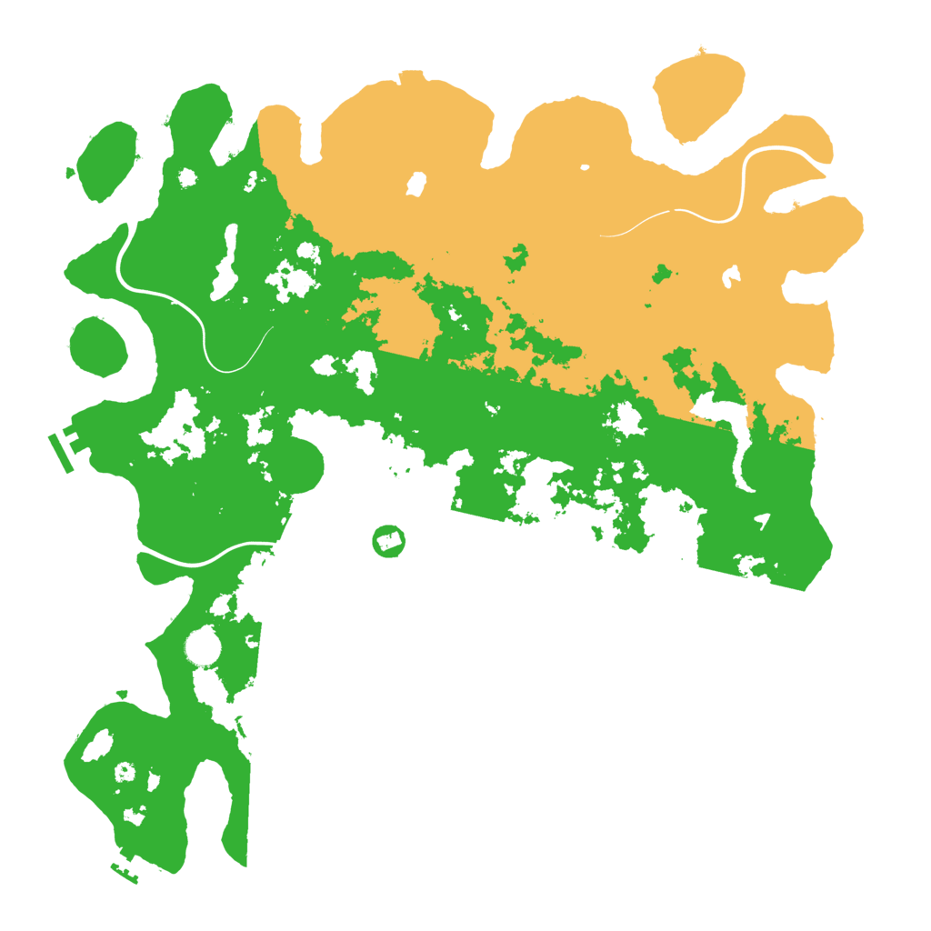 Biome Rust Map: Procedural Map, Size: 4500, Seed: 6107011
