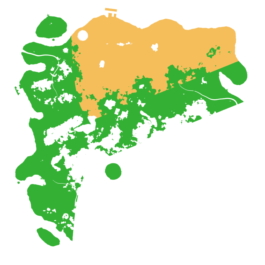 Biome Rust Map: Procedural Map, Size: 4500, Seed: 4225428