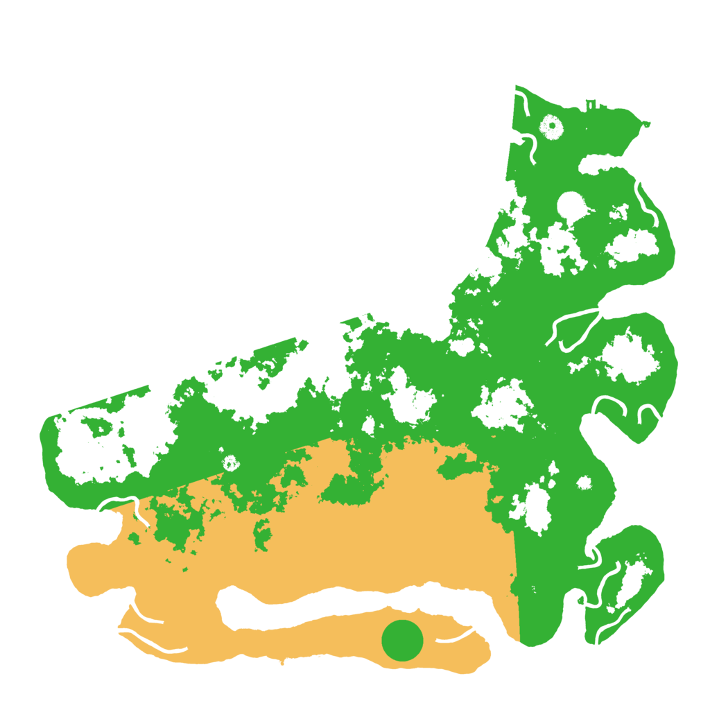 Biome Rust Map: Procedural Map, Size: 4500, Seed: 4813221