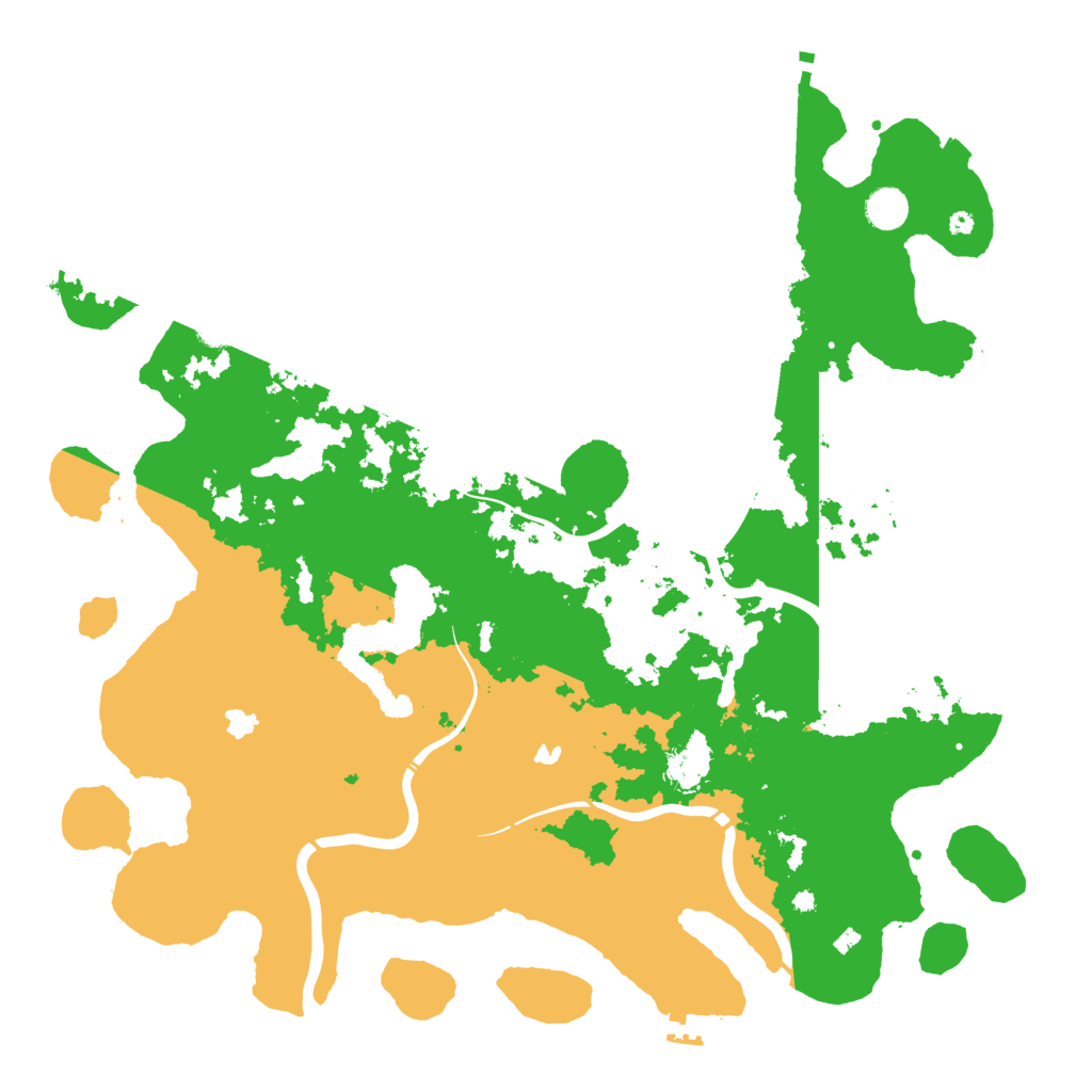 Biome Rust Map: Procedural Map, Size: 4500, Seed: 2704564