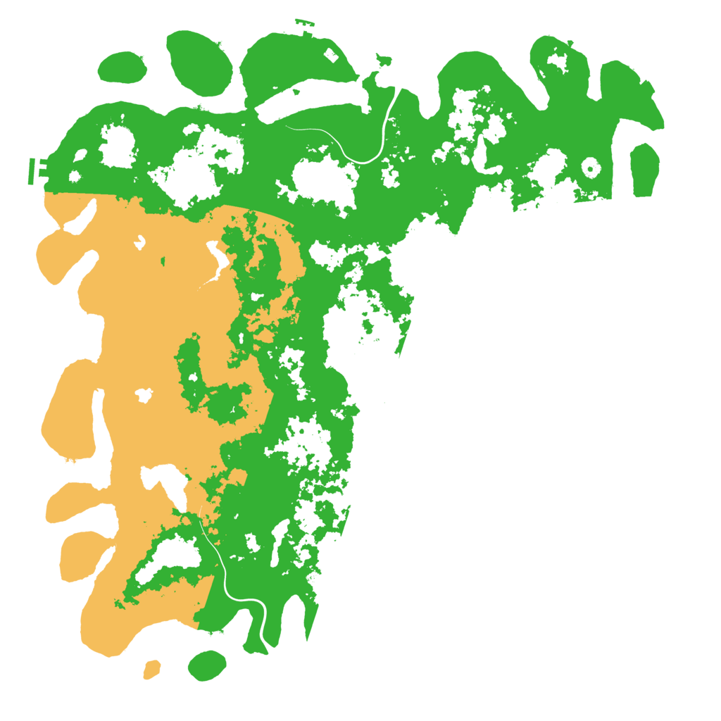 Biome Rust Map: Procedural Map, Size: 5500, Seed: 1704