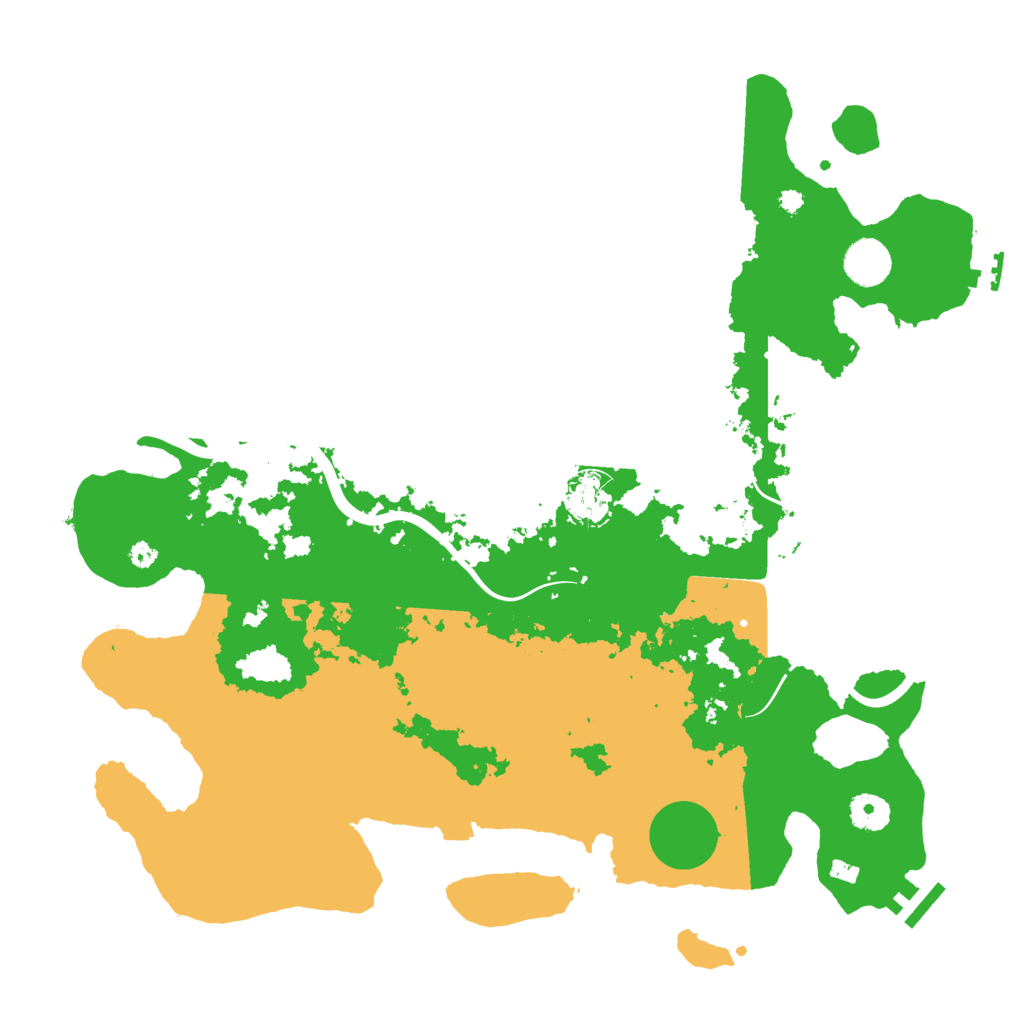 Biome Rust Map: Procedural Map, Size: 3950, Seed: 261223728