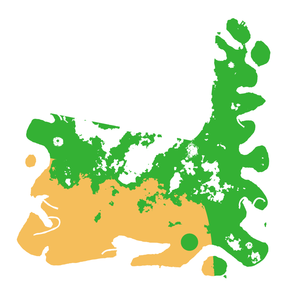 Biome Rust Map: Procedural Map, Size: 4500, Seed: 2257730