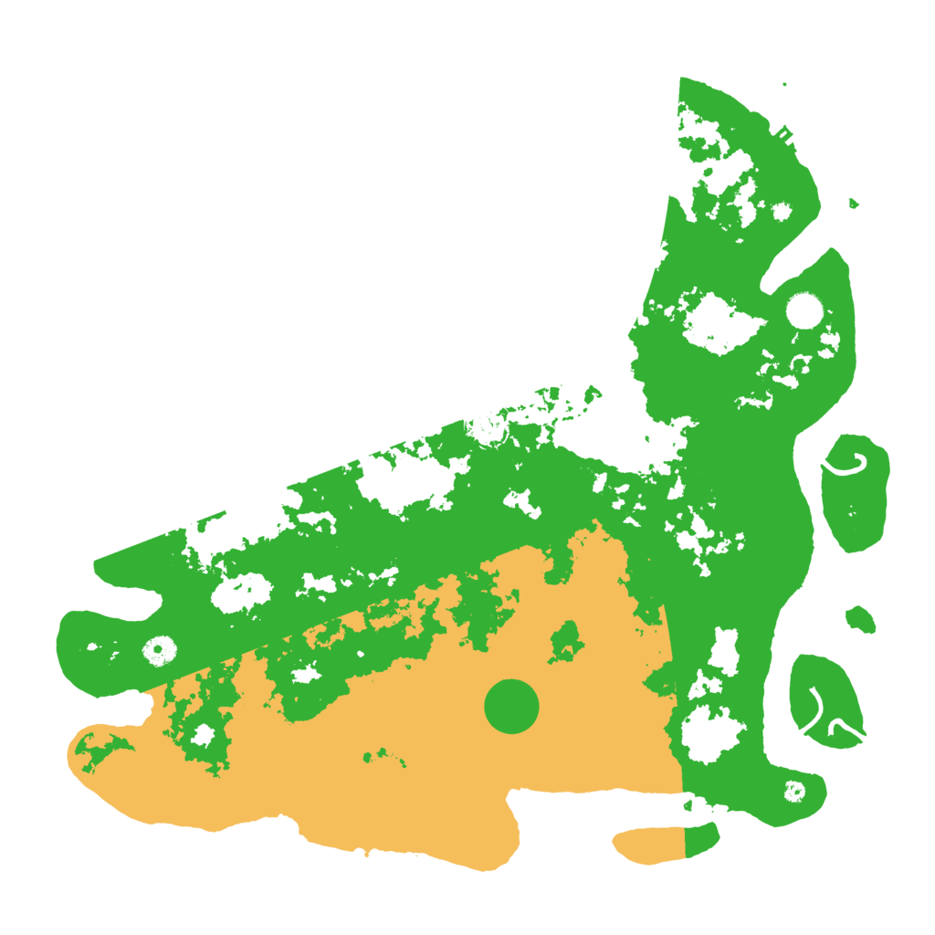 Biome Rust Map: Procedural Map, Size: 4500, Seed: 2554683