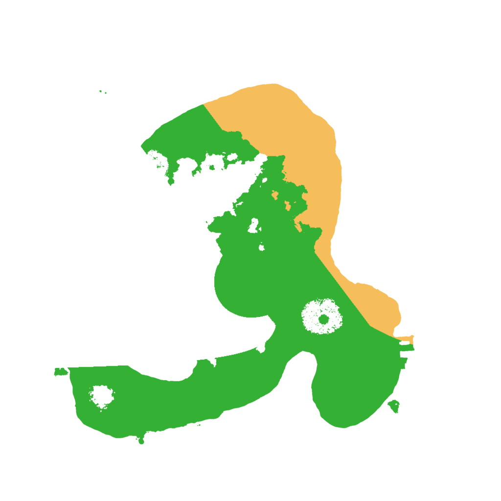Biome Rust Map: Procedural Map, Size: 2000, Seed: 109873145