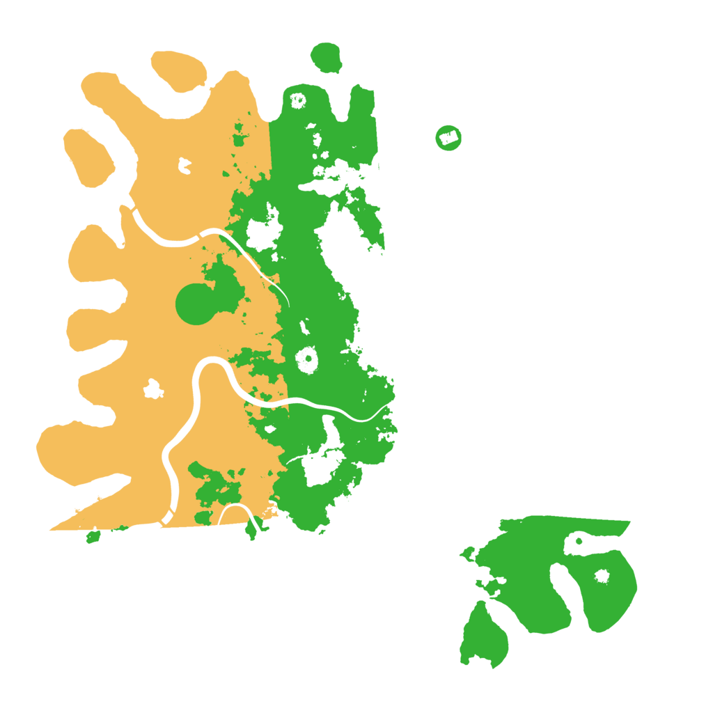 Biome Rust Map: Procedural Map, Size: 4500, Seed: 2390700
