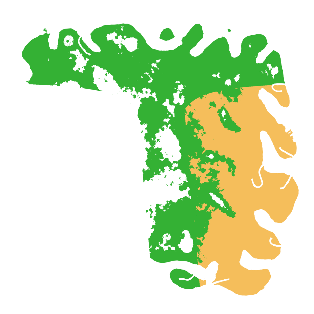 Biome Rust Map: Procedural Map, Size: 4500, Seed: 3950079
