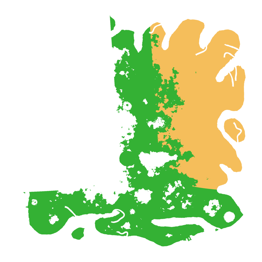 Biome Rust Map: Procedural Map, Size: 4500, Seed: 1385393