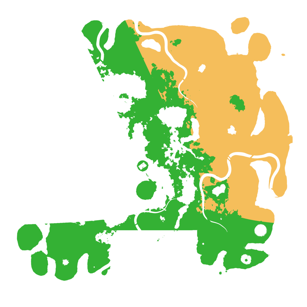 Biome Rust Map: Procedural Map, Size: 4500, Seed: 5717161