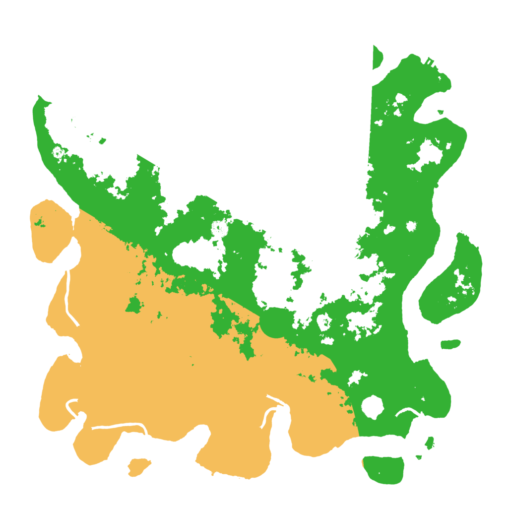 Biome Rust Map: Procedural Map, Size: 4500, Seed: 3533163