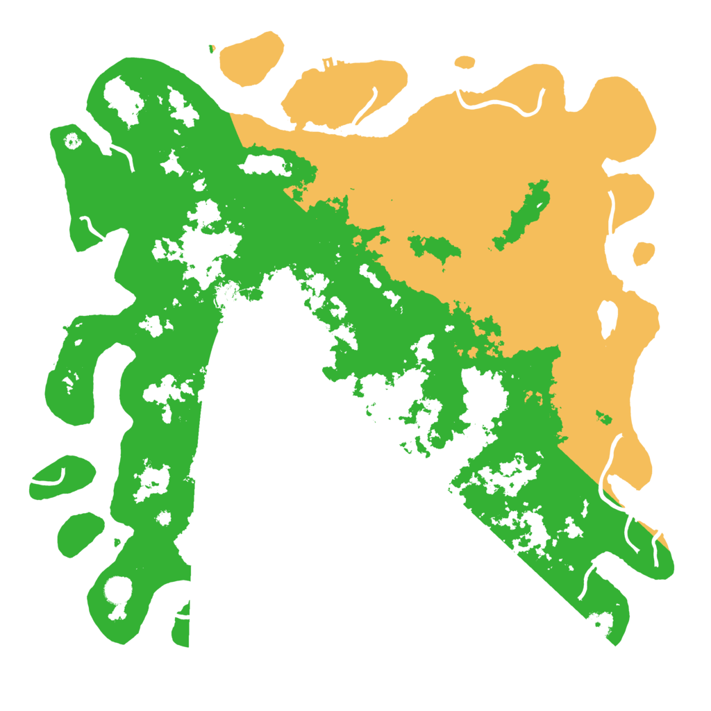 Biome Rust Map: Procedural Map, Size: 4500, Seed: 2643627