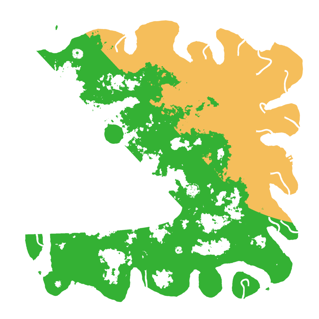 Biome Rust Map: Procedural Map, Size: 4500, Seed: 526148