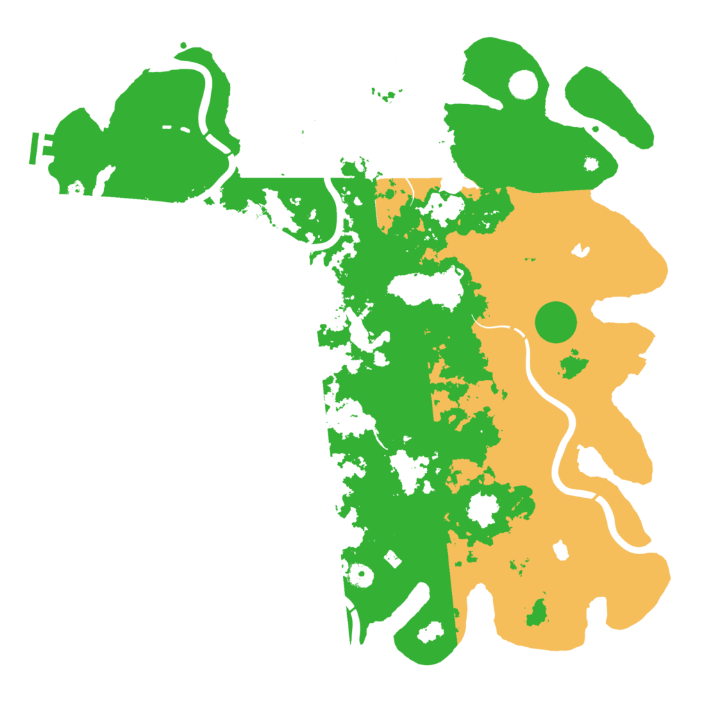 Biome Rust Map: Procedural Map, Size: 4500, Seed: 5557806