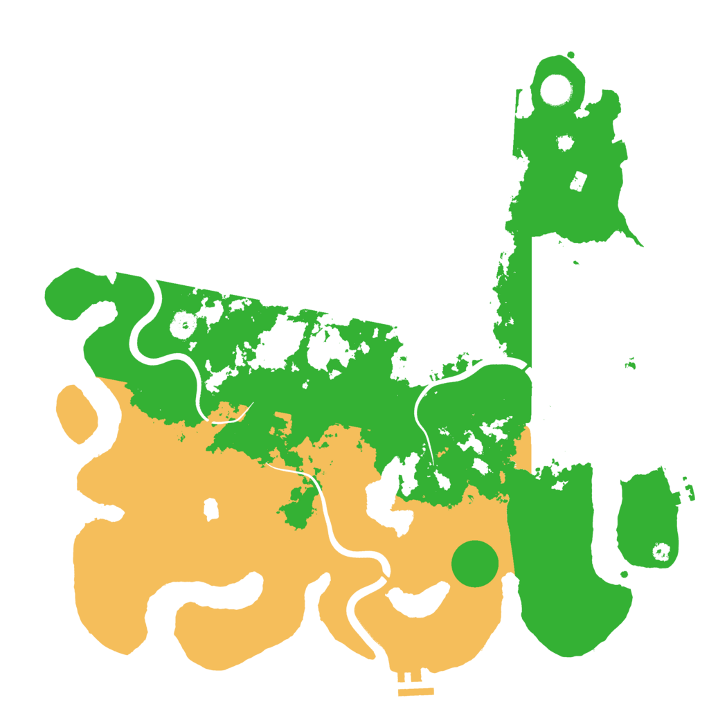 Biome Rust Map: Procedural Map, Size: 4000, Seed: 492319559
