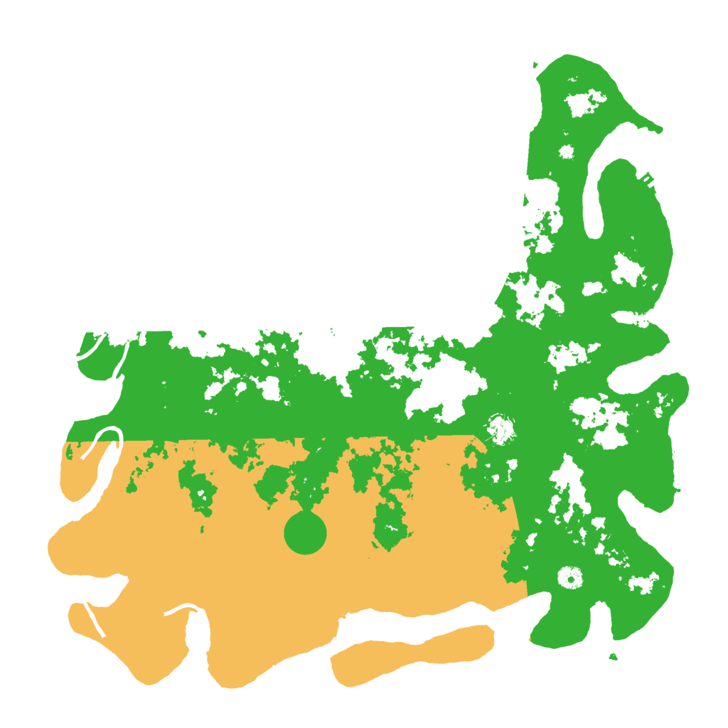 Biome Rust Map: Procedural Map, Size: 4500, Seed: 5843425