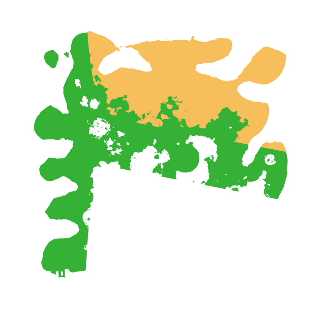 Biome Rust Map: Procedural Map, Size: 3000, Seed: 52545