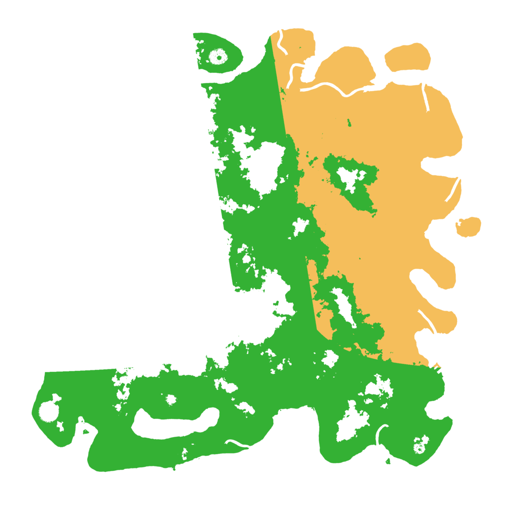 Biome Rust Map: Procedural Map, Size: 4500, Seed: 234147