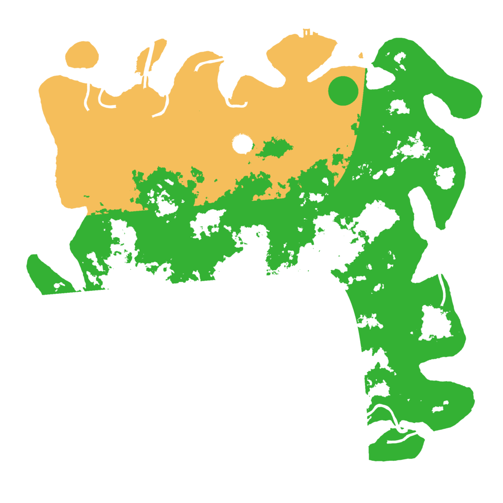 Biome Rust Map: Procedural Map, Size: 4500, Seed: 6380449