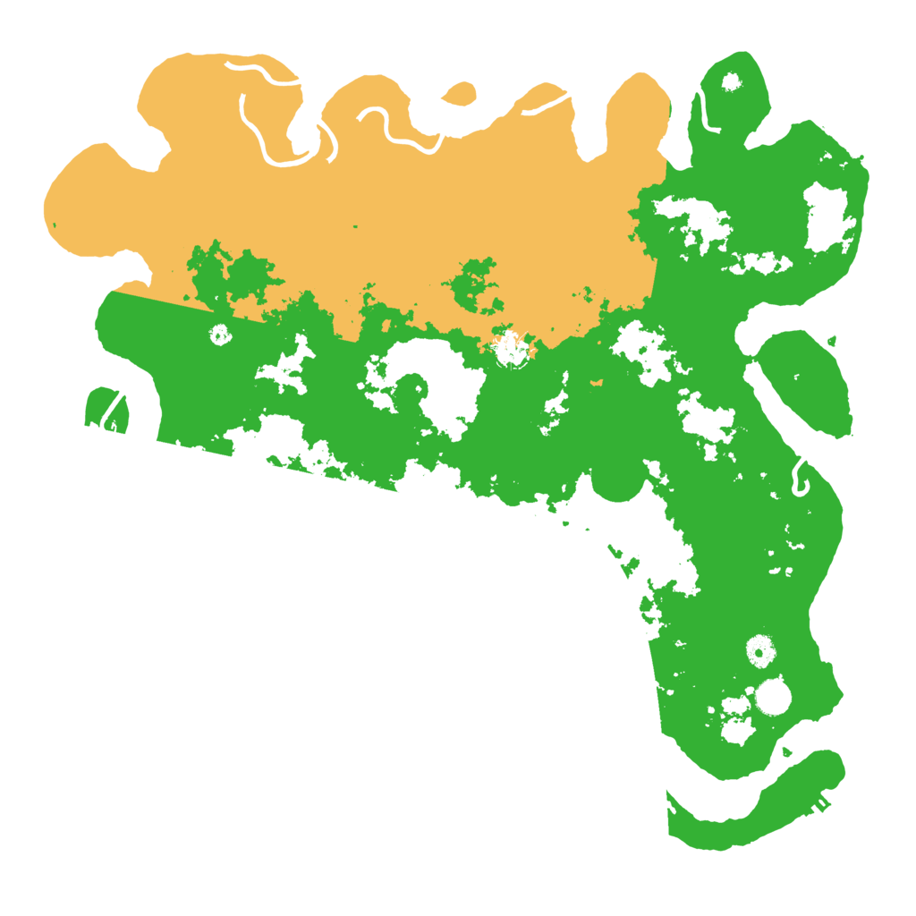 Biome Rust Map: Procedural Map, Size: 4500, Seed: 4083827