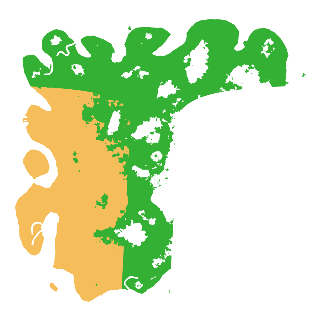 Biome Rust Map: Procedural Map, Size: 4500, Seed: 439038