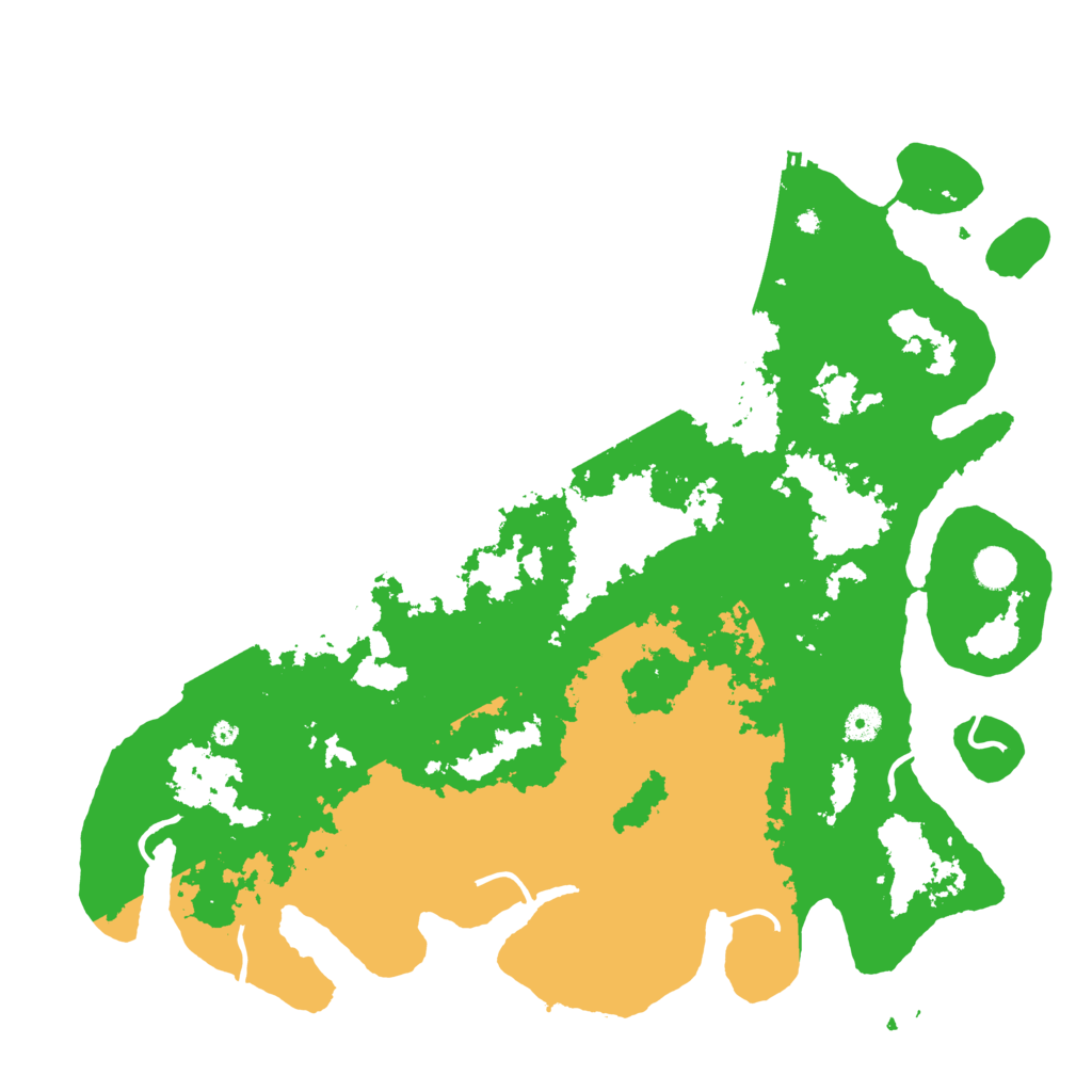 Biome Rust Map: Procedural Map, Size: 4500, Seed: 1042786