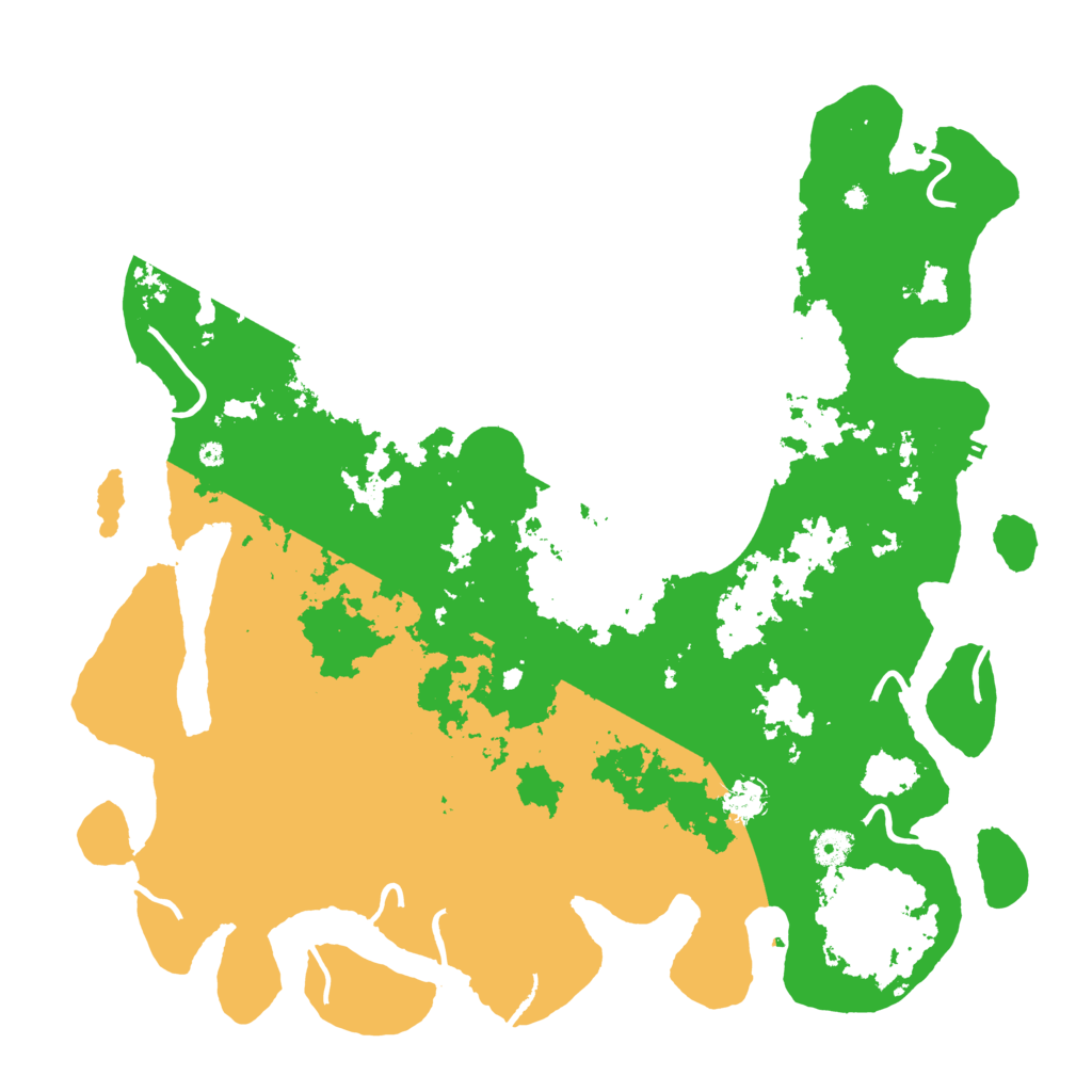 Biome Rust Map: Procedural Map, Size: 4500, Seed: 2484877