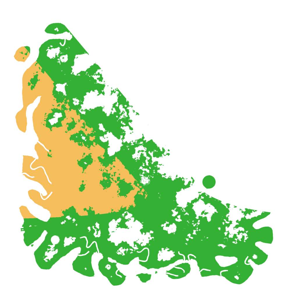 Biome Rust Map: Procedural Map, Size: 6000, Seed: 1211