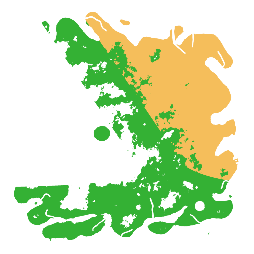 Biome Rust Map: Procedural Map, Size: 4500, Seed: 551722