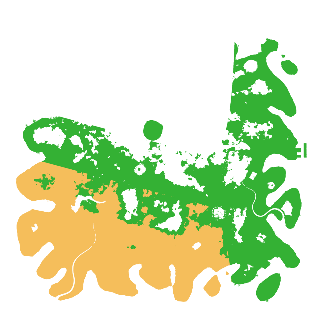 Biome Rust Map: Procedural Map, Size: 4500, Seed: 3099234