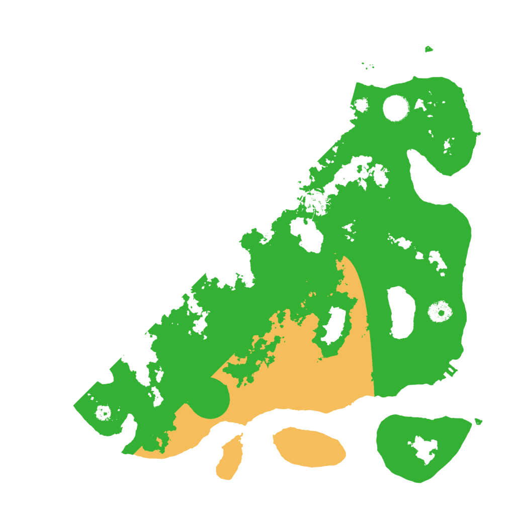 Biome Rust Map: Procedural Map, Size: 3500, Seed: 107490518