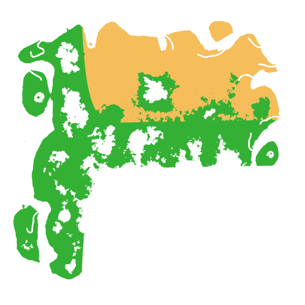 Biome Rust Map: Procedural Map, Size: 4500, Seed: 5014381