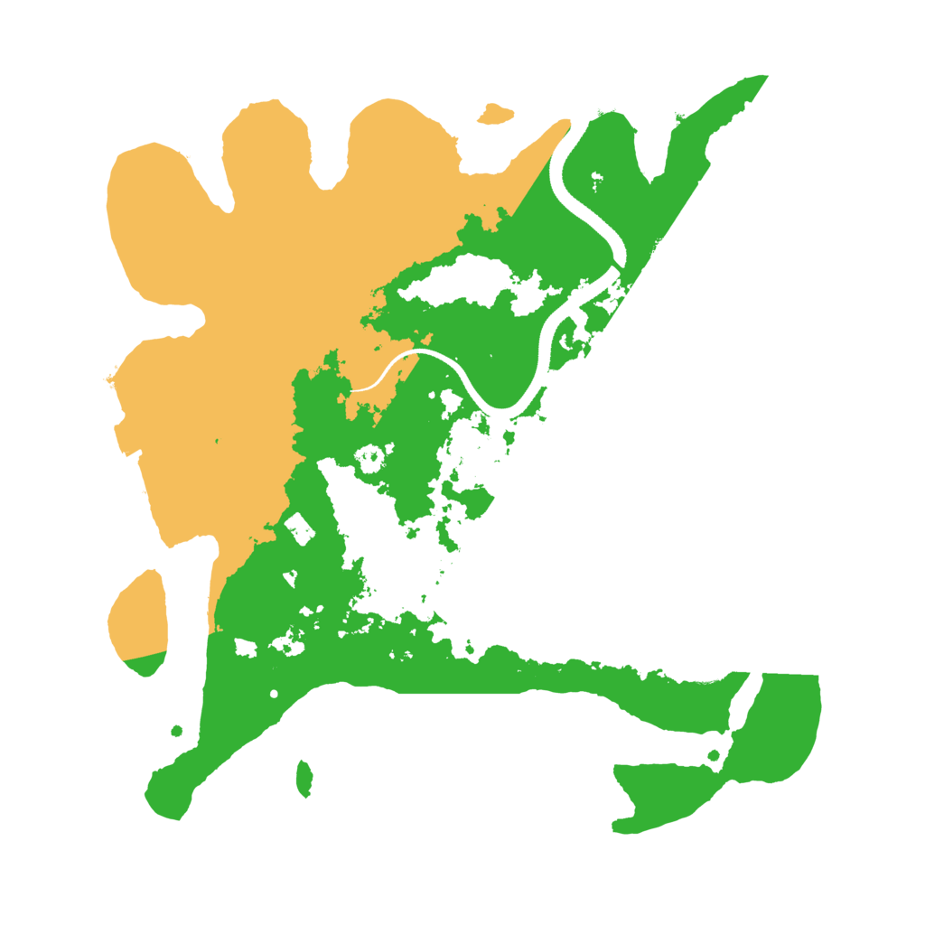 Biome Rust Map: Procedural Map, Size: 3250, Seed: 5292817